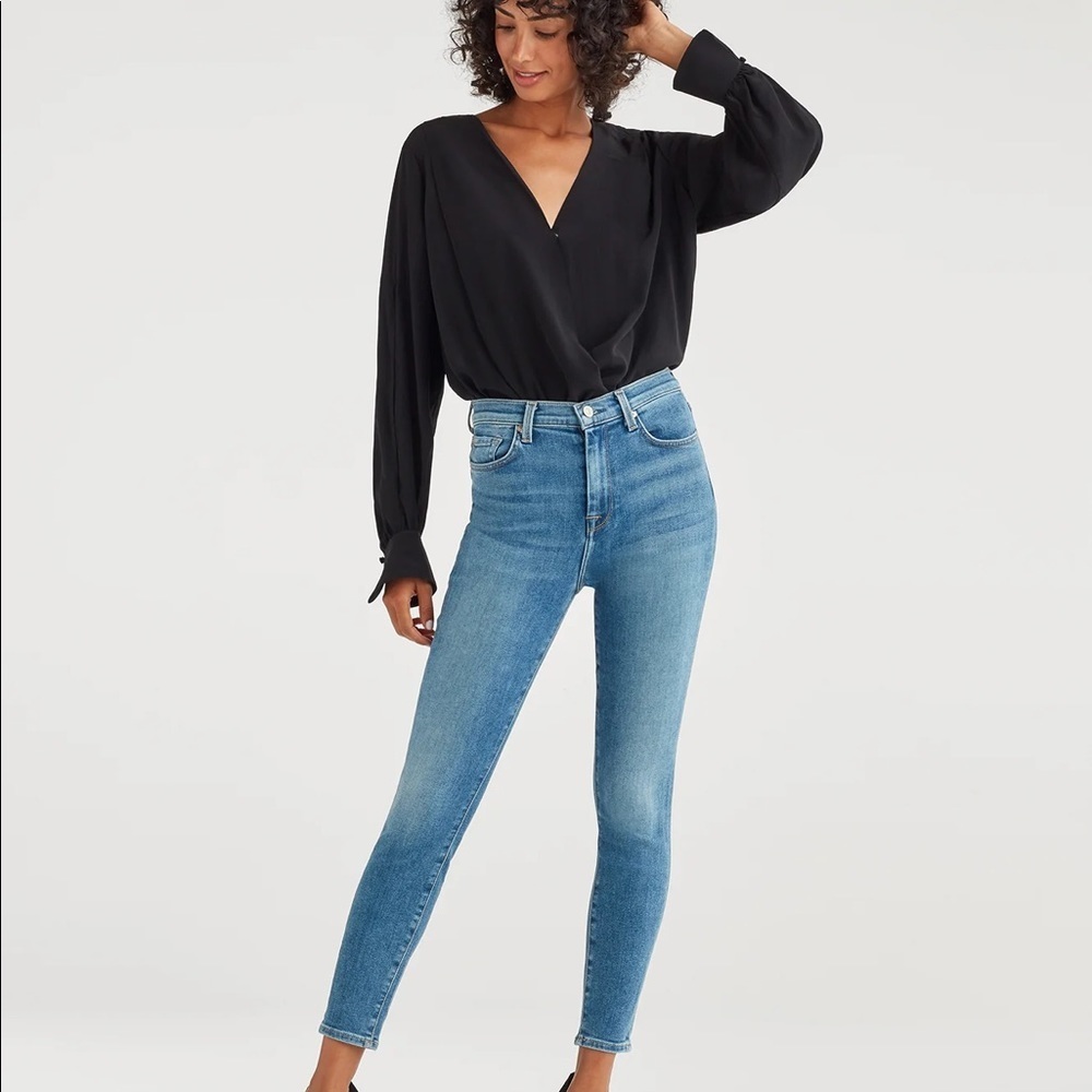 7 For All Mankind Luxe Vintage High Rise Jeans
